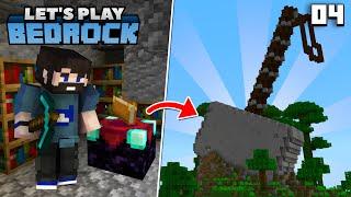 I Built a Massive THOR'S HAMMER Enchanting Room! | Minecraft Let's Play Bedrock - Episode 4