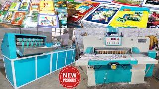 Notebook Making Business - Machine, Requirements, License, Land, Notebook Making Machine 09855782452