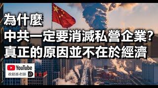 為什麼中共一定要消滅私營企業？真正的原因並不在於經濟｜政經孫老師 Mr. Sun Official