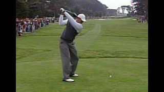 Tiger drives green