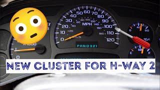 Blue dial cluster in my 2003 Chevy Avalanche (H-WAY 2)! Living H-WAY #wedalife