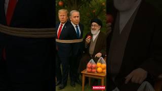 Khamenei Catches Trump & Netanyahu Stealing Fruits   Hilarious AI Animation! #funny
