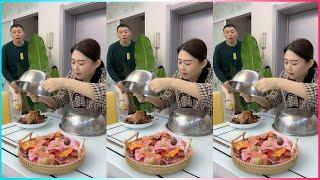️ Epic Husband vs. Wife Food Challenge: Who Will Take the Crown? #funnyvideo #vlog62 #foodbattle