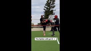 Anderson Silva goes 2-on-1 in sparring ️ | #Shorts