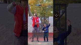 Lone Wolf 2 vs 2 Real Life Gameplay  Free Fire Max  #ffshorts #shorts