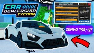 ВСЕ 13 ЛОКАЦИЙ ДЕТАЛЕЙ НА ZENVO TSR-GT!!!️*ПОДРОБНЫЙ ГАЙД* | Car Dealership Tycoon