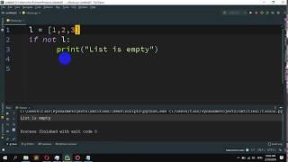 How to check if a list is empty in Python