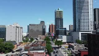 Downtown Hamilton Drone Fun.