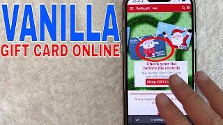   How To Buy Vanilla Visa Gift Card Online 