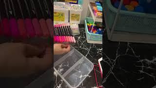 #organization #colorpencil #acrylicmarker #brushpen #artreels #gouache #unboxingvideo #unboxingart