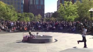 Breakdancing in Washington Square Park/NYU