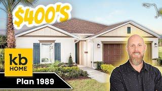  New Construction Homes in the $400’s Florida // KB Homes 1989 Model Tour | Verona Titusville FL