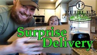 Special Delivery!!  This box will replace the grocery store!!