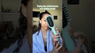 trying the Bounce Curl define brush 🪮 #bouncecurl #hairtok #hairtutorial #curlyhairroutine