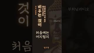 비우는 것이 채우는 것보다 어렵지만 더 가치 있다 | 부처님말씀 | 석가모니명언 | 인생지혜 | 명상의말씀