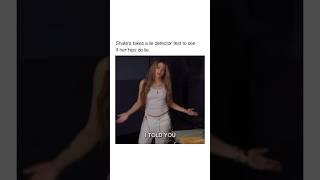 Shakira takes a lie detector test to see if her hips do lie #shorts #shortvideo #fyp #viral #singers