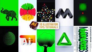 10 Adobe Illustrator Tips and Tutorials | Adobe Illustrator Tutorial | 2024