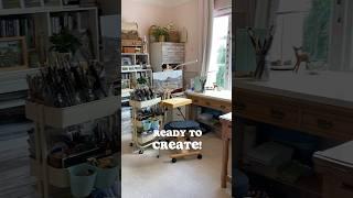 Satisfying ART STUDIO DEEP CLEAN #art #cleaning