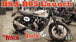 Blinder or Blunder? | B65 Scrambler Launch | Can BSA Re-imagine the B44 Victor?