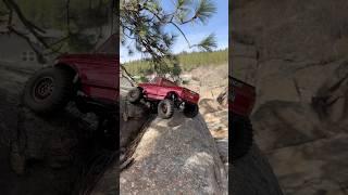 RC rock crawler, Redcat Ascent 1/10 scale. Rock crawling