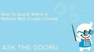 How To Search Within A Website With Google Chrome