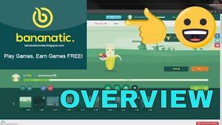 Bananatic Overview - Earn Money Online Playing Games In Your Web Browser For Free!