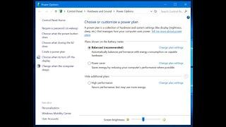 How to set Default Power Plan in Windows 10 / 8 / 7