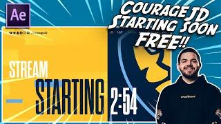 CourageJD Starting Soon Screen FREE!!