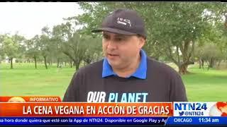 Veganos buscan alternativas para no consumir pavo en el Día de Acción de Gracias