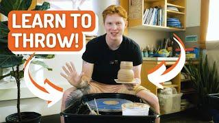 How To Throw On The Pottery Wheel | Complete Beginner's Guide