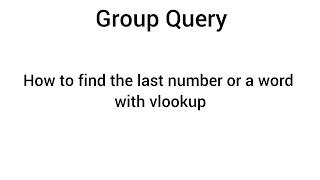 Group query