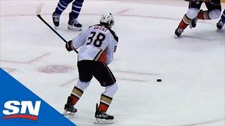 Ducks Launch Puck Across Ice For Bizarre Delay Of Game Penalty