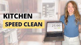 Kitchen Speed Clean With Me ‍️