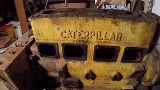 Caterpillar D2 #5J1113 Diesel Engine Disassembly - Day 1