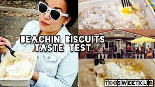 BEST BREAKFAST IN PISMO BEACH? | Beachin Biscuits Taste Test Review | Too Sweet Kliq