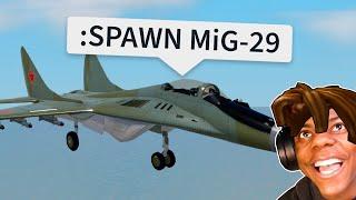 ROBLOX War Tycoon Funny Moments (MiG-29 FULCRUM)