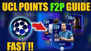 UCL UEFA CHAMPIONS LEAGUE 23 F2P GUIDE HOW TO GET UCL POINTS AND TOKENS IN EA FC MOBILE 23 PART 1