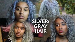 How To Dye Your Hair Silver / Gray | OffbeatLook