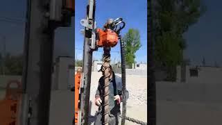 Drilling auger small-sized drilling rig