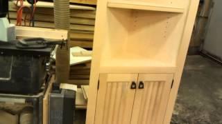 Custom Birch Corner Cabinet # 64