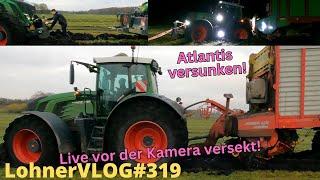 LohnerVLOG#319 Festfahren LIVE I Letzter Schnitt mit schwierigen Bedingungen I Fendt´s in der NOT