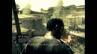 RESIDENT EVIL 5 Benchmark Palit GTS450 1GB GDDR5 Sonic edition ver:2