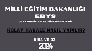 MEB EBYS KOLAY HAVALE NASIL YAPILIR?