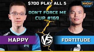 WC3 | $700 Play all 5 | [UD] Happy vs Fortitude [HU] | Don't Force Me Cup #169