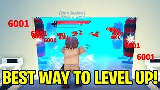 THE MOST UNDERRATED WAY TO LEVEL UP! | Boku No Roblox