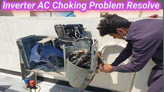 Inverter air Conditioner choking Problem Solve in Hindi