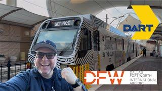  ROBB ZIPP TAKES THE @DARTDallas TRAIN FROM @DFWIntlAirport