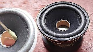 2 inch mini subwoofer speaker repair |   restoration I  jbl