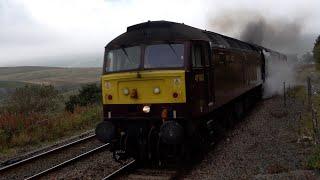 RESCUING TANGMERE! Kirkby Stephen and Garsdale with 47802 and 34067 Tangmere 22 Sep 24