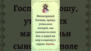 Милосердный Господь, прошу, утешь всех матерей, чьи сыновья на поле боя #религия #православие #бог